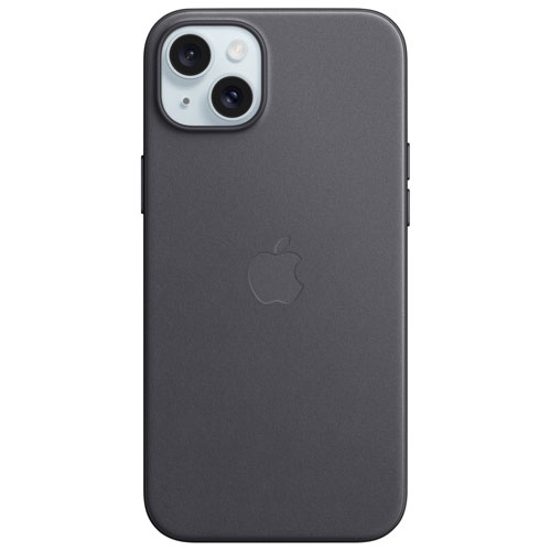 APPLE  Refurbished (Good) Finewoven Fitted Hard Shell Case With Magsafe for Iphone 15 Plus - Oem Part Mt423Zm/a In Black