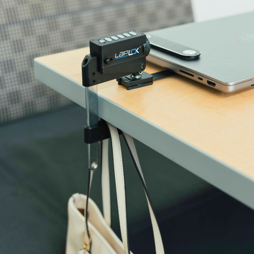 Dispositif de verrouillage intelligent pour portable de LapLok | compatible avec tous les types de tablettes et de portables | accessoire de sécurité