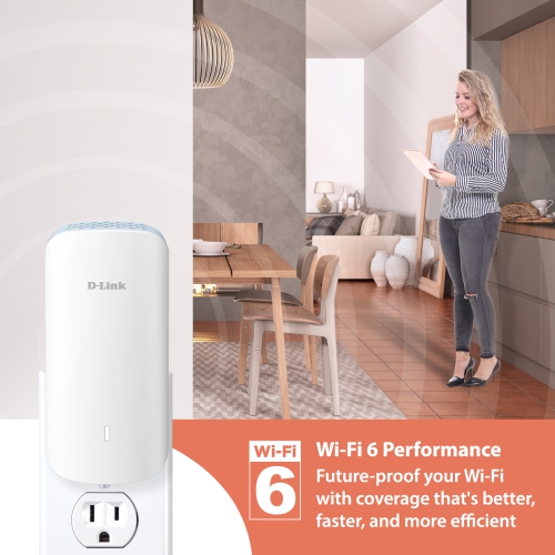 D-Link AQUILA PRO AI AX3000 Wi-Fi 6 Smart Mesh Extender - E30