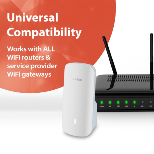 D-Link AQUILA PRO AI AX3000 Wi-Fi 6 Smart Mesh Extender - E30