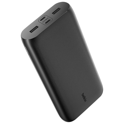 Belkin BoostCharge 26000 mAh 4-Port USB-A/USB-C Power Bank - Black