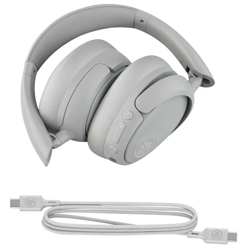 JLab JBuds Lux Over-Ear Noise Cancelling Bluetooth Headphones - Cloud