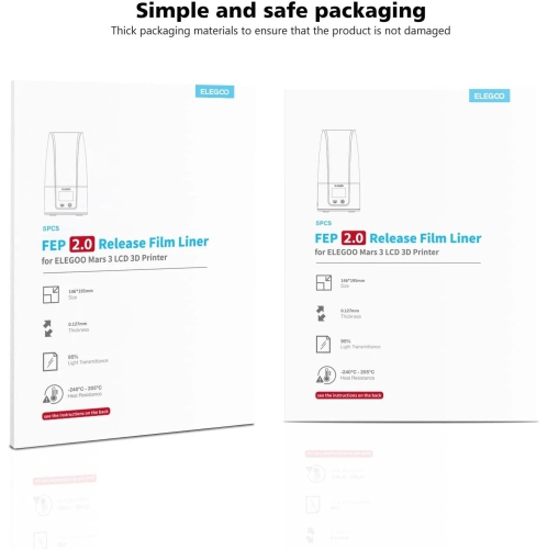 ELEGOO Mars 3 Pro FEP Film 2.0