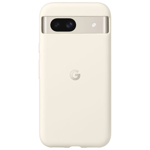 Google Fitted Hard Shell Case for Google Pixel 8a - White Porcelain