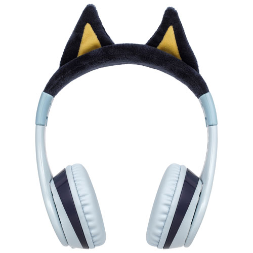 Casque d'écoute Bluetooth pour enfants Bluey de KIDdesigns avec microphone - Bleu