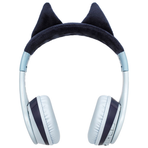 Casque d'écoute Bluetooth pour enfants Bluey de KIDdesigns avec microphone - Bleu