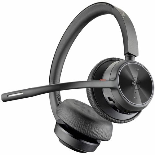 Casque d'écoute sans fil Bluetooth à suppression du bruit Poly Voyager de HP avec microphone - Noir -