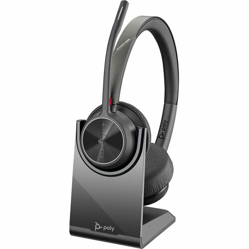 Casque d'écoute sans fil Bluetooth à suppression du bruit Poly Voyager de HP avec microphone - Noir -