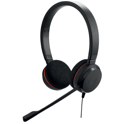 JABRA  Evolve 20 On-Ear Passive Noise Cancelling Headsets With Mic (4999-823-189)