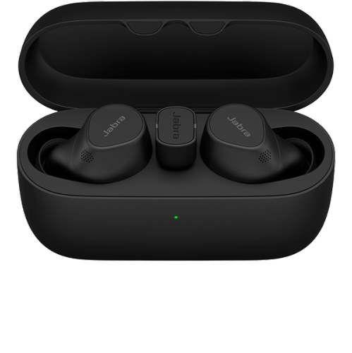 Jabra Evolve2 In-Ear/Ear Bud Active Noise Cancelling Truly Wireless Bluetooth 5.2 Headsets with Mic