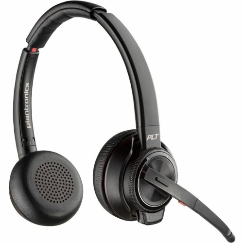 HPI POLY On-Ear Active Noise Cancelling Truly Wireless Bluetooth 4.2 Headsets with Mic - Black
