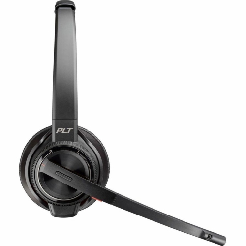 HPI POLY On-Ear Active Noise Cancelling Truly Wireless Bluetooth 4.2 Headsets with Mic - Black