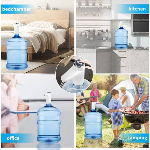 Distributeur d'eau pour bouteille de 5 gallons, pompe à eau potable à faire soi-même, pompe à bouteille électrique de recharge USB portative,