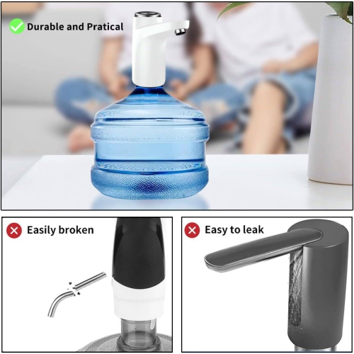 Distributeur d'eau pour bouteille de 5 gallons, pompe à eau potable à faire soi-même, pompe à bouteille électrique de recharge USB portative,
