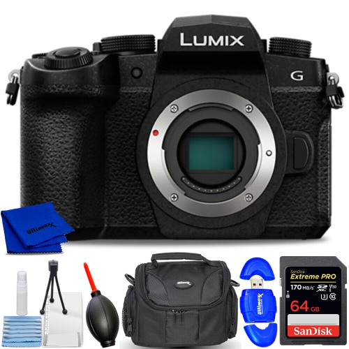 PANASONIC  Lumix Dc-G95D Hybrid Camera (Body) Dc-G95D - 7PC Accessory Bundle