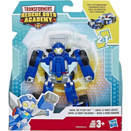 Playskool Heroes Transformers Rescue Bots Academy Whirl The Flight-Bot Converting Toy, 4.5-Inch Action Figure, Toys for Kids Ages 3 and Up