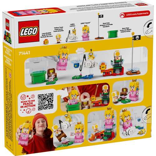 LEGO Super Mario : Aventures avec LEGO Peach interactive - 208 pièces