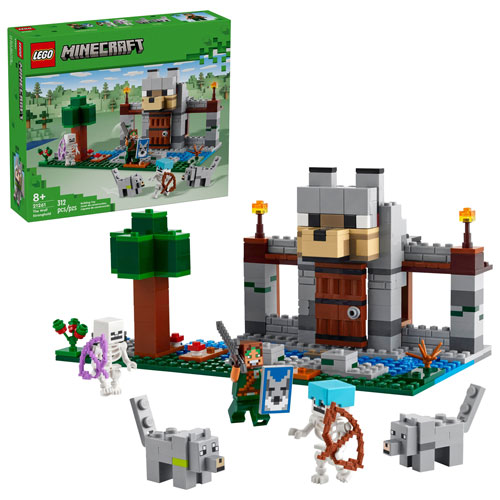 LEGO Minecraft: The Wolf Stronghold - 312 Pieces