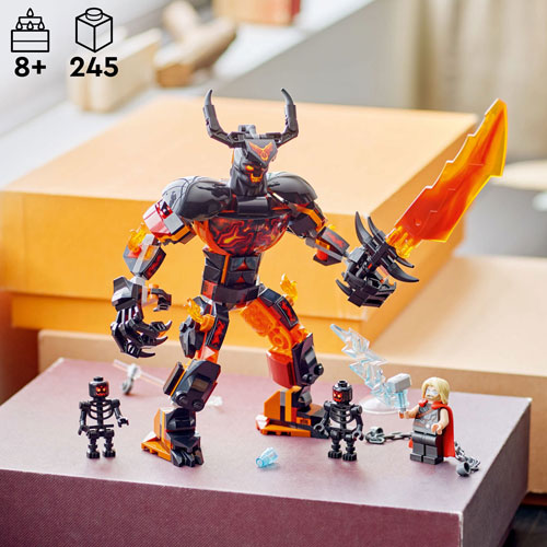 LEGO Marvel: Thor vs. Surtur Construction Figure - 245 Pieces