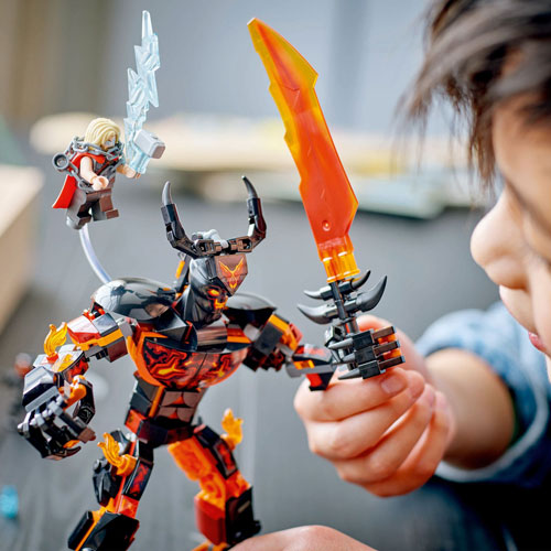 LEGO Marvel: Thor vs. Surtur Construction Figure - 245 Pieces