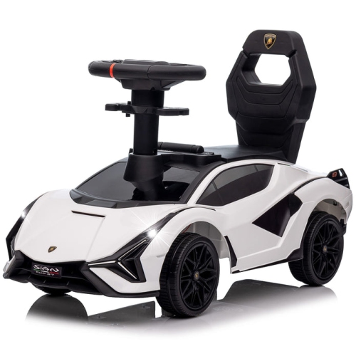 Voltz Toys Ride-on Push Car for Kids, Licensed Lamborghini SIAN for Toddlers 18-60 Months, Sliding Walker Toy Car with Music, Lights and Under Seat S