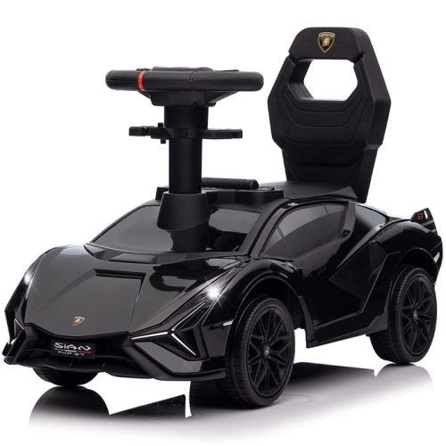 VOLTZ TOYS  Ride-On Push Car for Kids, Licensed Lamborghini Sian for Toddlers 18-60 Months, Sliding Walker Toy Car \w Music, Lights And Under Seat