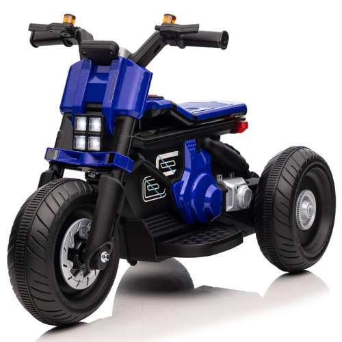 VOLTZ TOYS  Ride-On Motorcycle for Kids, 6V Ride On Car for Kids 18-60 Months, Battery Powered 3-Wheeler With Led Lights And Music