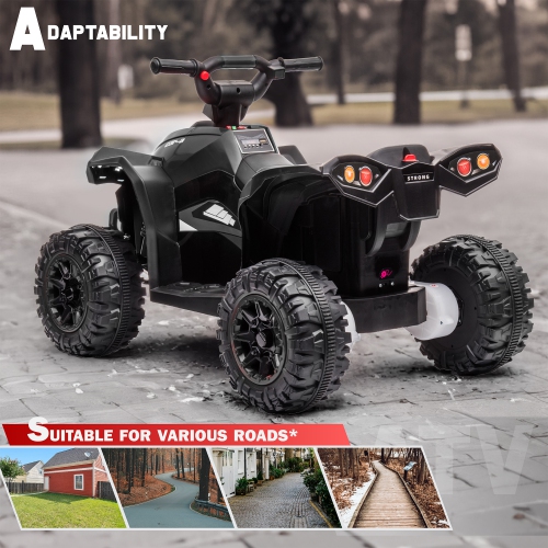 Voltz Toys ATV Ride-On Toy Car for Kids, 12V Off-Road Battery Powered Electric Truck with LED Lights, High/Low Speeds, MP3 Player