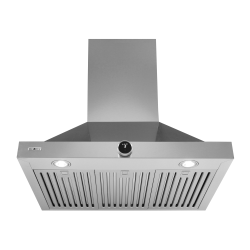 ROXON 900 CFM 30 Inches Range Hood Stainless Steel Wall Mounted Kitchen Exhaust Fan Style RXN-W18K-30