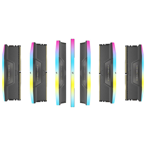Corsair Vengeance RGB 32GB (2 x 16GB) DDR5 6000 MHz Desktop Memory (CMH32GX5M2B6000Z30K)