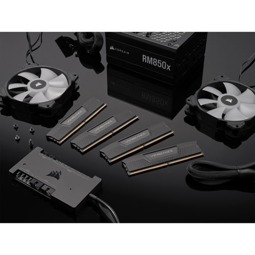 Mémoire DDR5 32 Go 6000 MHz Vengeance de Corsair pour PC (CMK32GX5M2B6000C30)