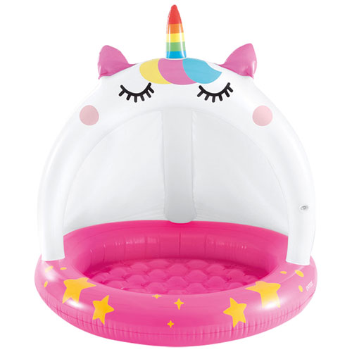Intex Caticorn Island Inflatable Baby Pool with Sunshade