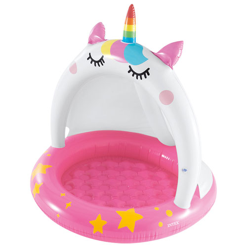 Intex Caticorn Island Inflatable Baby Pool with Sunshade