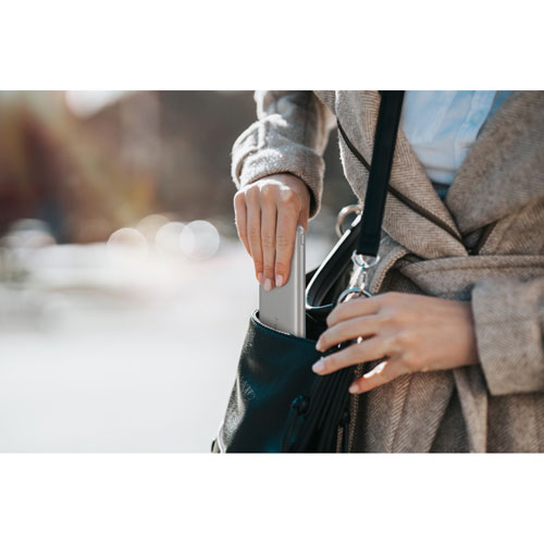 Chargeur portable PD 15 W USB-A/USB-C de 10 000 mAh BoostCharge de Belkin - Argenté