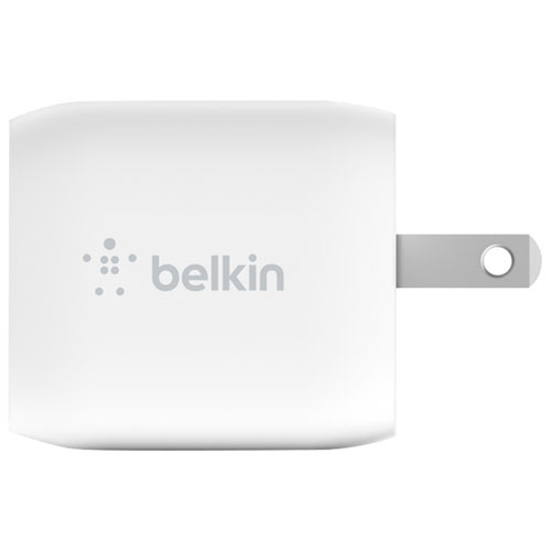 Belkin BoostCharge Pro 45W Dual USB-C Wall Charger - White