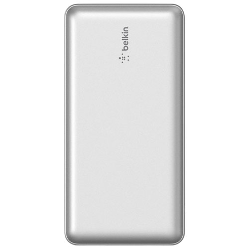 Belkin BoostCharge 20000 mAh USB-A/USB-C Power Bank - Silver