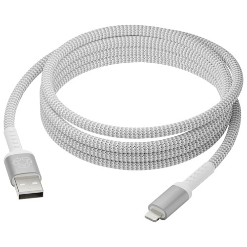 dbramante1928 2.5m USB-A to Lightning Braided Cable (DB-CB25ALGRU510) - White