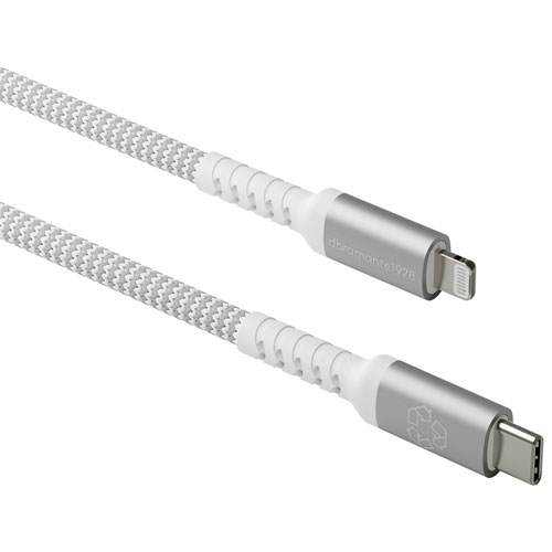dbramante1928 1.2m USB-C to Lightning Braided Cable (DB-CB12CLGRU508) - White