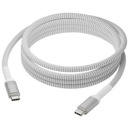 dbramante1928 2.5m USB-C to USB-C Braided Cable (DB-CB25CCGRU511) - White
