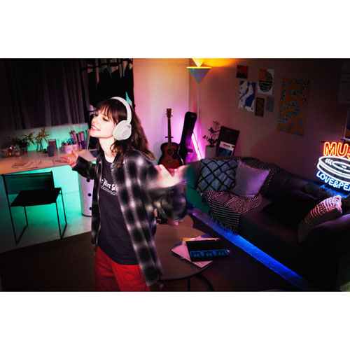 Casque d'écoute Bluetooth à suppression du bruit ULT WEAR de Sony - Blanc cassé