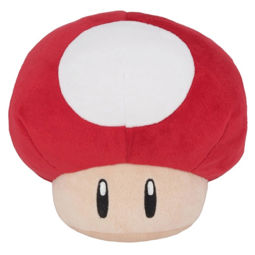 Super Mario All Star Collection Red Super Mushroom 6" Plush [Little Buddy]