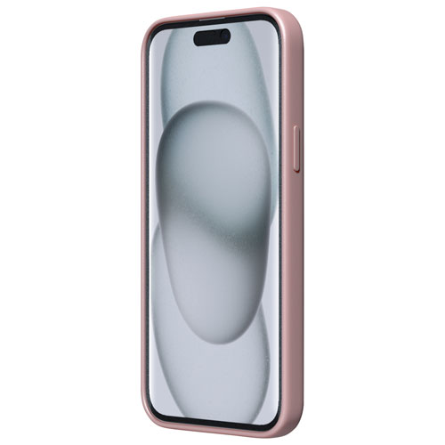 Incipio Sensor Silicone Fitted Hard Shell w/ Lens Protector for iPhone 15 Plus/14 Plus -Blush Pink