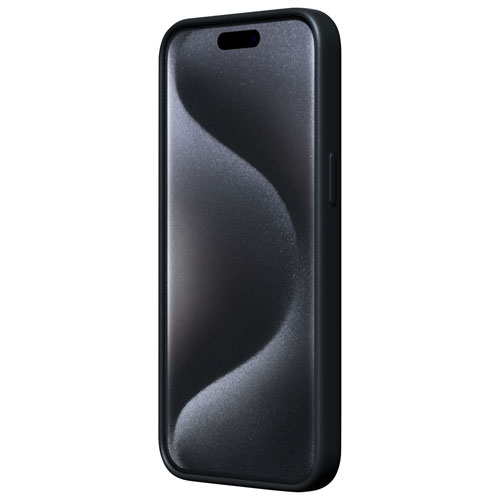 Incipio Sensor Silicone Fitted Hard Shell with Lens Protector for iPhone 15 Pro Max - Black