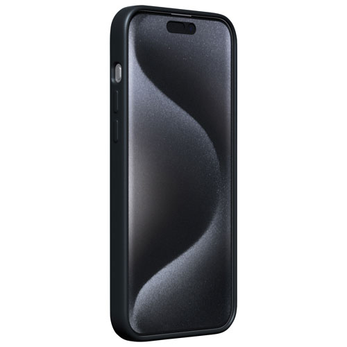 Incipio Sensor Silicone Fitted Hard Shell with Lens Protector for iPhone 15 Pro Max - Black