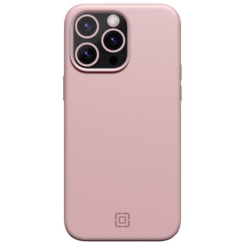 Incipio Sensor Silicone Fitted Hard Shell with Lens Protector for iPhone 15 Pro Max - Blush Pink