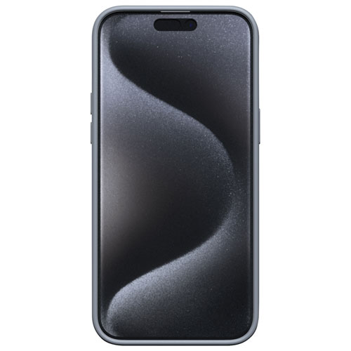 Incipio Sensor Silicone Fitted Hard Shell with Lens Protector for iPhone 15 Pro Max - Grey