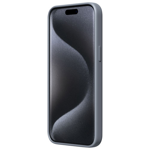 Incipio Sensor Silicone Fitted Hard Shell with Lens Protector for iPhone 15 Pro Max - Grey