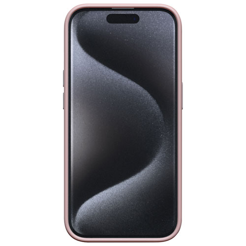 Étui rigide ajusté en silicone Sensor d'Incipio avec protecteur de lentille pour iPhone 15 Pro - Rose fard