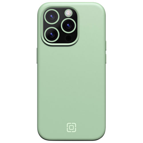 Incipio Sensor Silicone Fitted Hard Shell with Lens Protector for iPhone 15 Pro - Sage