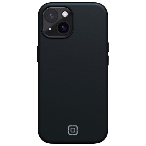 Incipio Sensor Silicone Fitted Hard Shell w/ Lens Protector for iPhone 15/14/13 -Black -Only at Best Buy